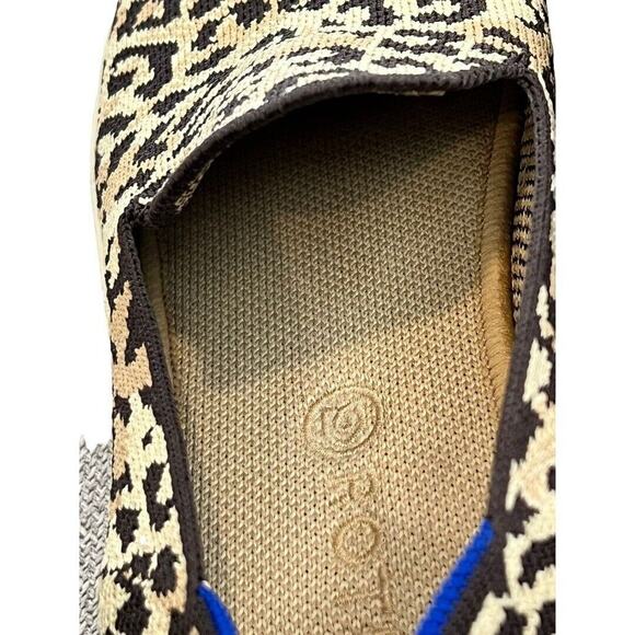 9.5 Rothy's Leapord Print Slip On Sneakers Great Condition! - Picture 11 of 15